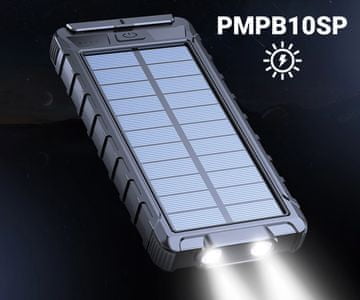 Platinet PMPB10SP - solarna punjiva baterija