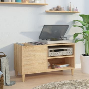 Vidaxl Ormarić za gramofone Sonoma hrast 84,5 x 38 x 48 cm