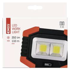 EMOS P4112 LED radna svjetiljka COB LED 350 lm 3×AA
