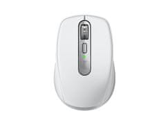 Logitech MX Anywhere 3S miš, Bluetooth, DarkField laser, siva