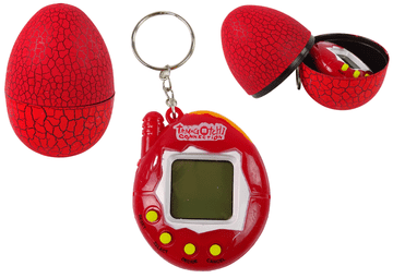 slomart Lean Toys Tamagotchi u jajetu - elektronička igračka, crvena