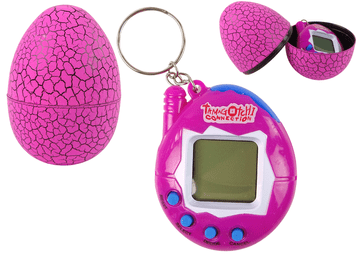 slomart LEAN TOYS Tamagotchi u jajetu - roza elektronička igra s ljubimcem