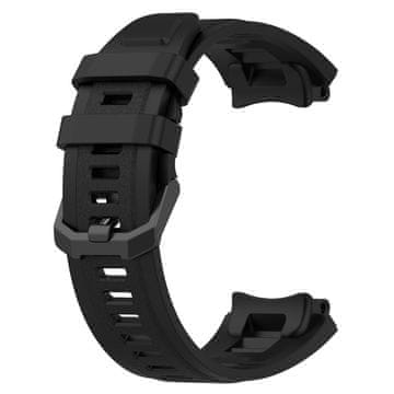 BStrap Silicone remen za Xiaomi Amazfit T-Rex 2, crno