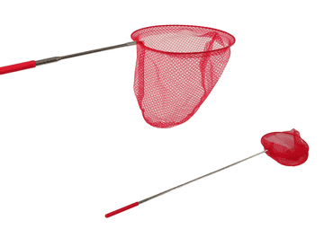 slomart Crvena teleskopska mrežica za leptire i kukce LEAN TOYS, 85 cm