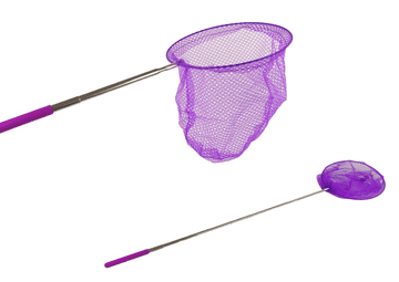 slomart LEAN TOYS Mreža za leptire, teleskopska, 85 cm, ljubičasta