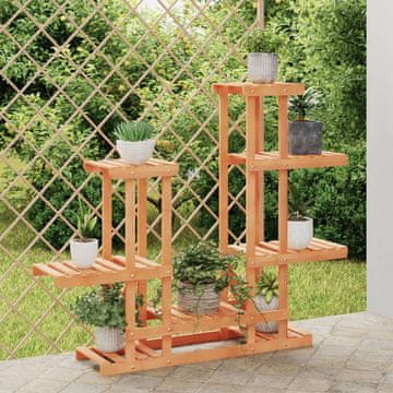 Vidaxl Stalak za biljke, 95x25x96 cm, Masivno drvo jele