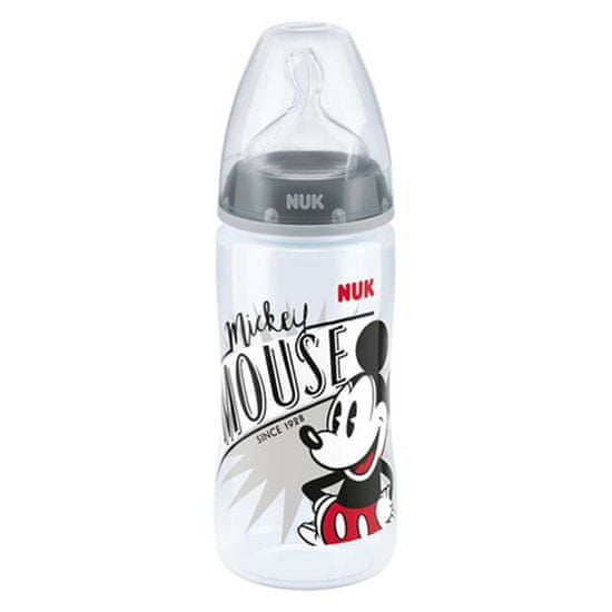 Nuk First Choice+ plastična boca, indikator temperature, Mickey Mouse, 300 ml