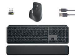 Logitech MX Keys S Combo miš i tipkovnica, grafitna (920-011614)