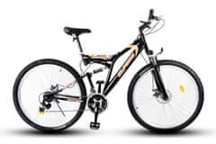 Olpran Denver 29 brdski bicikl, puni ovjes, crno-narančasti