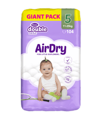 Giant Pack Air Dry pelene, Junior 5, 11-25 kg, 104/1