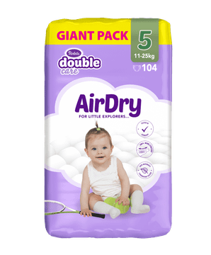 Violeta Giant Pack Air Dry pelene, Junior 5, 11-25 kg, 104/1