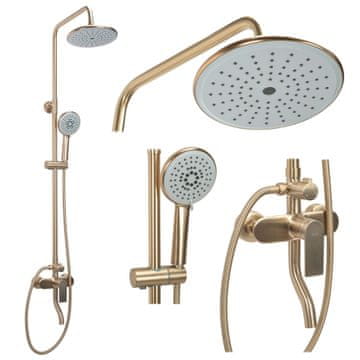 REA VERSO TUŠ SET, BRUŠIRANO ZLATO, SKU -P9146