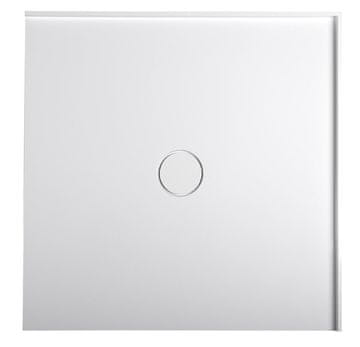 POLYSAN MIRAI Tuš Kade od Lijevanog Mramora, Kvadratna 90x90x1,8 cm, Bijela, POLYSAN