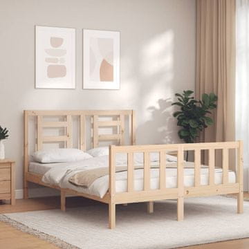 Vidaxl Okvir kreveta bez madraca 140x200 cm Masivni borov drvo