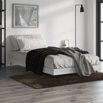 Vidaxl Okvir kreveta, sivi hrast sonoma, 90x200 cm, materijal na bazi drva