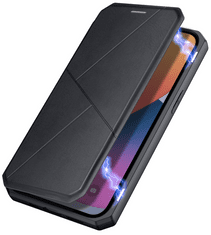 Dux Ducis maskica za Galaxy A53, preklopna, crna