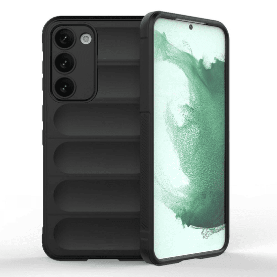 Onasi Wave maskica za Galaxy S23+ 5G, silikonska, crna