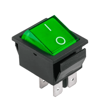 Kemot Prekidač 0-1 220V/15A široko zeleno