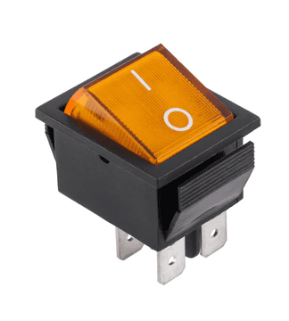 Kemot Prekidač 0-1 220V/15A Široko žuto