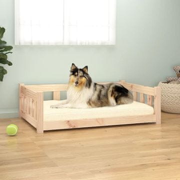 Vidaxl Krevet za pse, 95,5 x 65,5 x 28 cm, Masivni borov drvo
