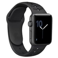 BStrap Silicone Sport remen za Apple Watch 38/40/41mm, Black