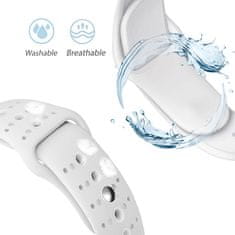 BStrap Silicone Sport remen za Apple Watch 38/40/41mm, White