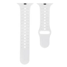 BStrap Silicone Sport remen za Apple Watch 38/40/41mm, White