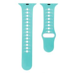 BStrap Silicone Sport remen za Apple Watch 38/40/41mm, Teal White