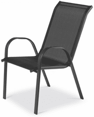 Fieldmann FDZN 5010 vrtna stolica, aluminijska, crna (50001602)