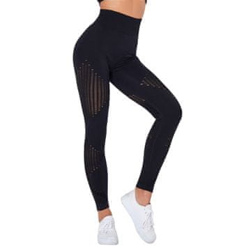 CoZy Ženske sportske tajice CoZyleggings Gloria - Crne