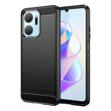 MG Carbon maska za Honor Play 40 Plus / X7a, crno