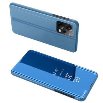 MG Clear View preklopna maska za Xiaomi Redmi Note 12 5G / Poco X5 5G, plava