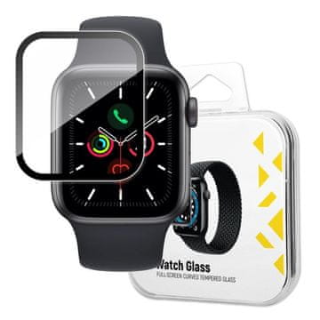 MG Watch Glass Hybrid zaštitno staklo za Apple Watch 4/5/6/SE 44mm, crno