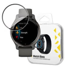 MG Watch Glass Hybrid zaštitno staklo za Garmin Venu 2S, crno