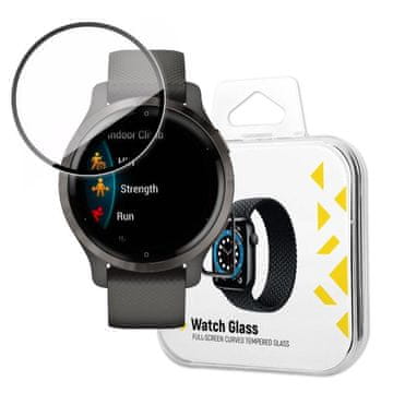MG Watch Glass Hybrid zaštitno staklo za Garmin Venu 2S, crno