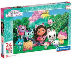 Clementoni Gabby's Dollhouse puzzle, 24 Maxi dijela (25562)