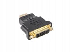 Lanberg AD-0014-BK HDMI (M) -> DVI-D (Ž)(24+1) Single Link adapter crni