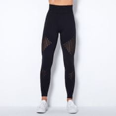 CoZy Ženske sportske tajice CoZyleggings Gloria - Crne, XS