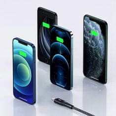 Joyroom Fast Charging kabel USB-C / Lightning 2.1A 1.2m, crno