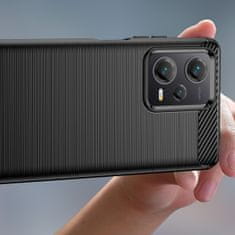 MG Carbon maska za Xiaomi Redmi Note 12 Pro Plus, crno