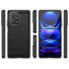 MG Carbon maska za Xiaomi Redmi Note 12 Pro Plus, crno