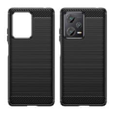 MG Carbon maska za Xiaomi Redmi Note 12 Pro Plus, crno