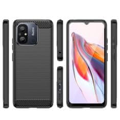 MG Carbon maska za Xiaomi Redmi 11A / Poco C55 / Redmi 12C, crno