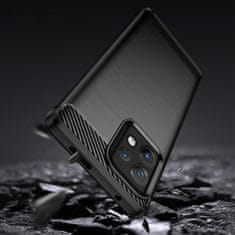 MG Carbon maska za Motorola Moto X40 / X40 Pro, crno