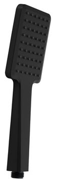 SAPHO Matirani crni ručni tuš kvadratnog oblika 258mm, funkcija kiše, SAPHO