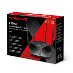 Mercusys MR80X usmjerivač, AX3000, dvopojasni, Wi-Fi 6 (MR80X)