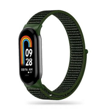 Tech-protect Nylon remen za Xiaomi Smart Band 8 / 9, army green