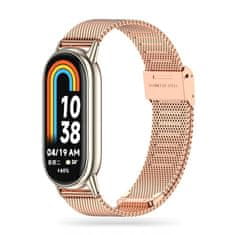 Tech-protect Milanese remen za Xiaomi Smart Band 8 / 9, rose gold
