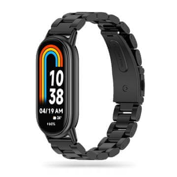 Tech-protect Stainless remen za Xiaomi Smart Band 8 / 9, black