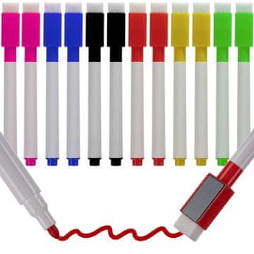 slomart Set suhih brisivih markera MAALEO 21646, 12 komada, 6 boja